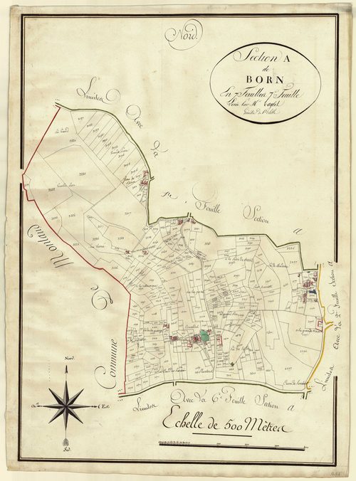 Plan primitif, atlas-A7 Born, Saint-Eutrope-de-Born