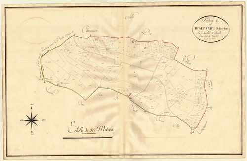 Plan primitif, atlas-B1 Brisebarre et Barbas, Saint-Eutrope-de-Born
