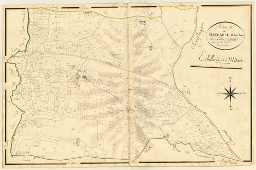 Plan primitif, atlas-B3 Brisebarre et Barbas, Saint-Eutrope-de-Born