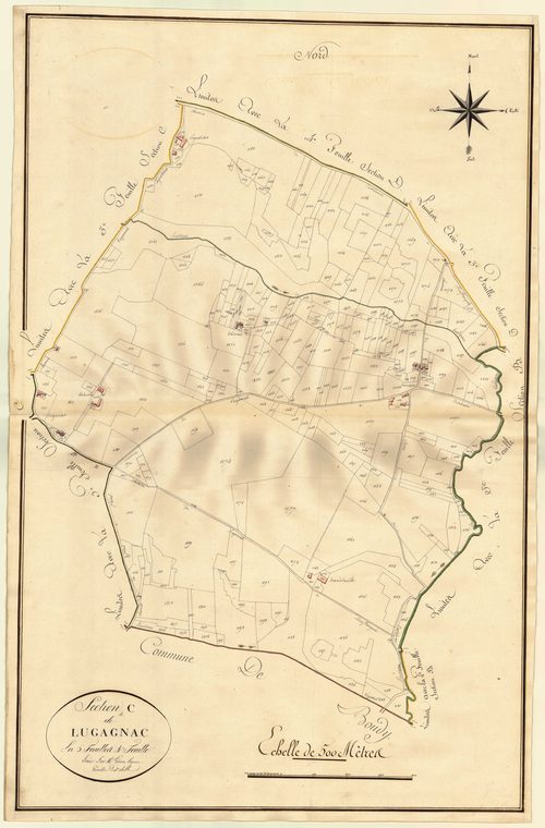 Plan primitif, atlas-C4 Lugagnac, Saint-Eutrope-de-Born