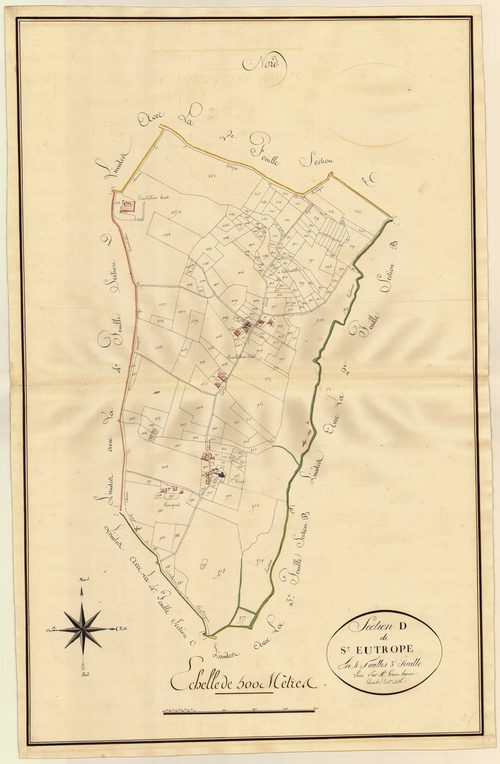 Plan primitif, atlas-D3 Saint-Eutrope, Saint-Eutrope-de-Born