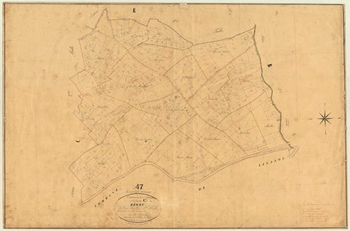 Plan napoléonien, feuille préparatoire-C1 Bégou, Saint-Eutrope-de-Born