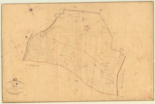 Plan napoléonien, feuille préparatoire-D2 Piis, Saint-Eutrope-de-Born