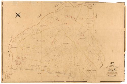 Plan napoléonien, feuille préparatoire-E2 Villas, Saint-Eutrope-de-Born