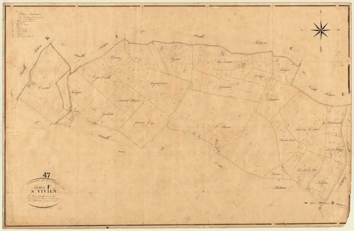 Plan napoléonien, feuille préparatoire-F1 Saint-Vivien, Saint-Eutrope-de-Born