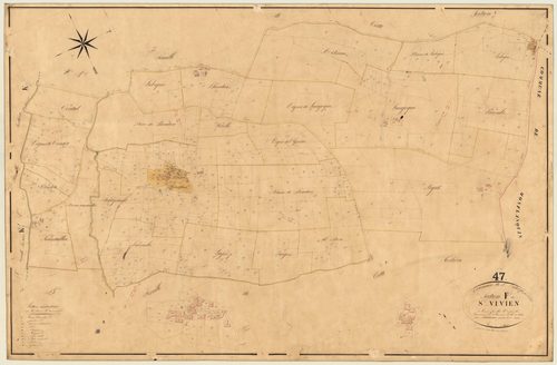 Plan napoléonien, feuille préparatoire-F2 Saint-Vivien, Saint-Eutrope-de-Born