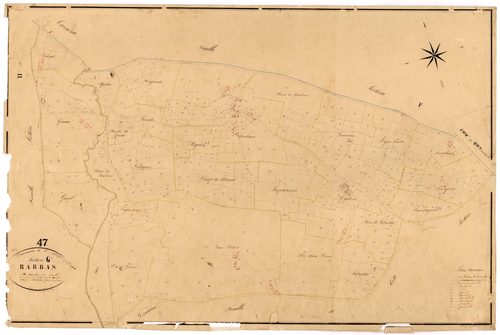 Plan napoléonien, feuille préparatoire-G1 Barbas, Saint-Eutrope-de-Born