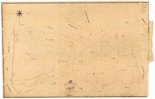 Plan napoléonien, feuille préparatoire-G2 Barbas, Saint-Eutrope-de-Born