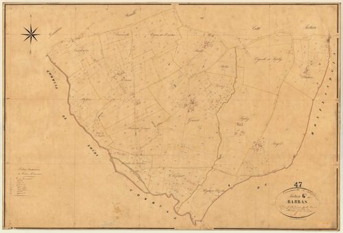 Plan napoléonien, feuille préparatoire-G3 Barbas, Saint-Eutrope-de-Born