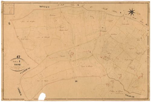 Plan napoléonien, feuille préparatoire-I1 Thome, Saint-Eutrope-de-Born