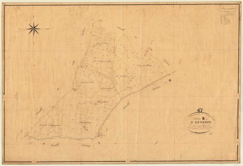 Plan napoléonien, feuille préparatoire-K4 Saint-Eutrope, Saint-Eutrope-de-Born