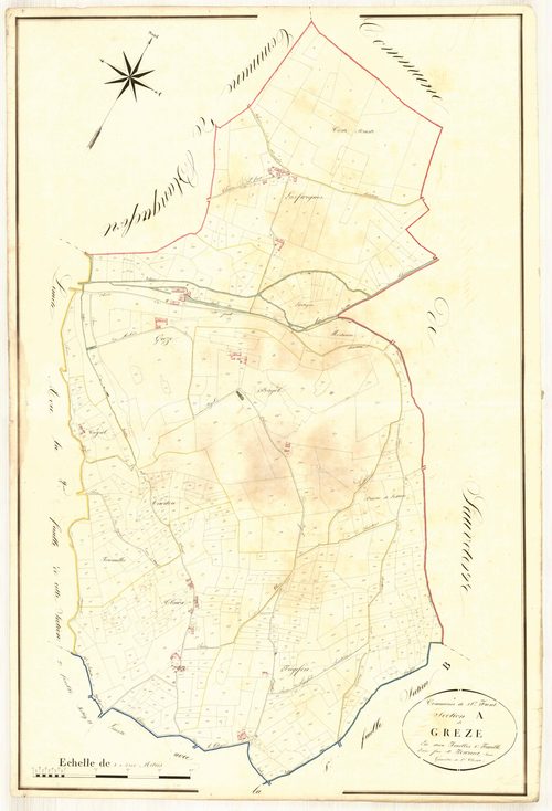Plan napoléonien, atlas-A1 Grèze, Saint-Front-sur-Lémance