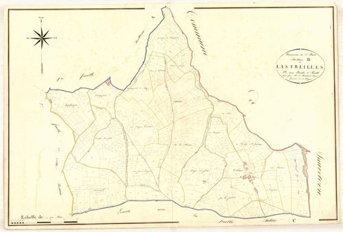 Plan napoléonien, atlas-B1 Lastreilles, Saint-Front-sur-Lémance