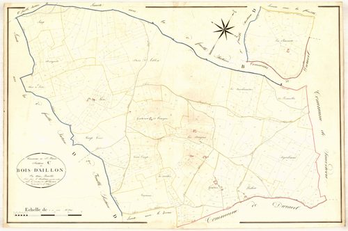 Plan napoléonien, atlas-C Bois-d’Aillon, Saint-Front-sur-Lémance