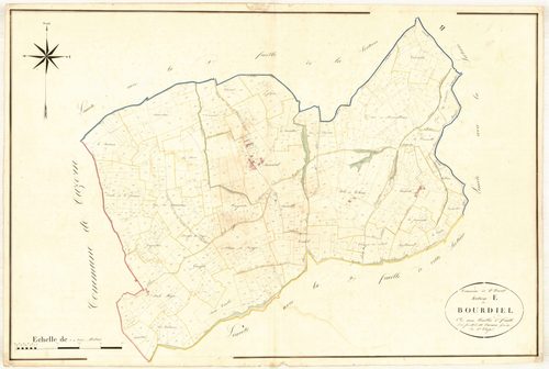 Plan napoléonien, atlas-E1 Bourdiel, Saint-Front-sur-Lémance