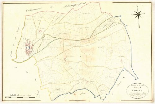 Plan napoléonien, atlas-F2 Le bourg, Saint-Front-sur-Lémance