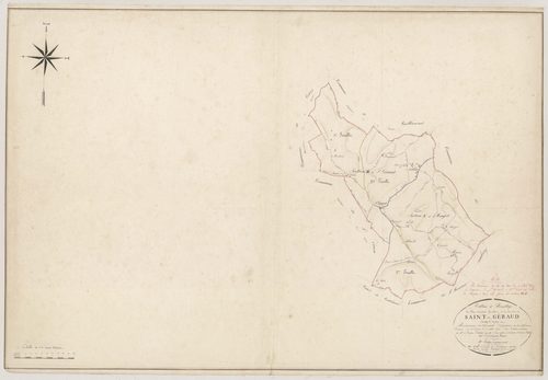 Plan napoléonien, atlas-TA, Saint-Géraud