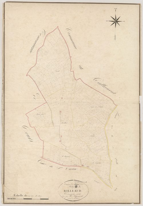 Plan napoléonien, atlas-A1 Billeaud, Saint-Géraud