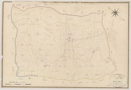 Plan napoléonien, atlas-B1 Mauget, Saint-Géraud