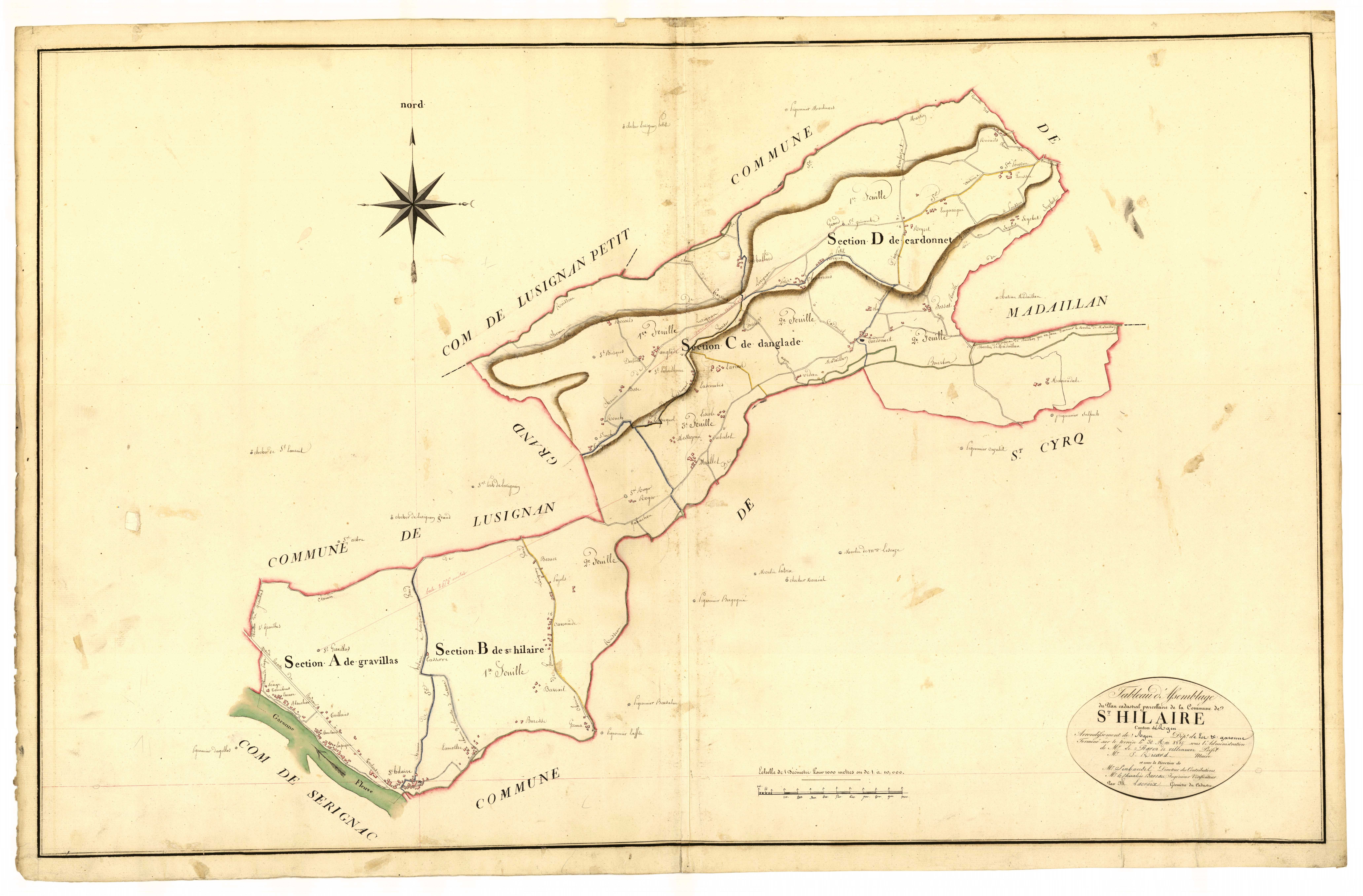 Plan primitif, atlas-TA, Saint-Hilaire-de-Lusignan
