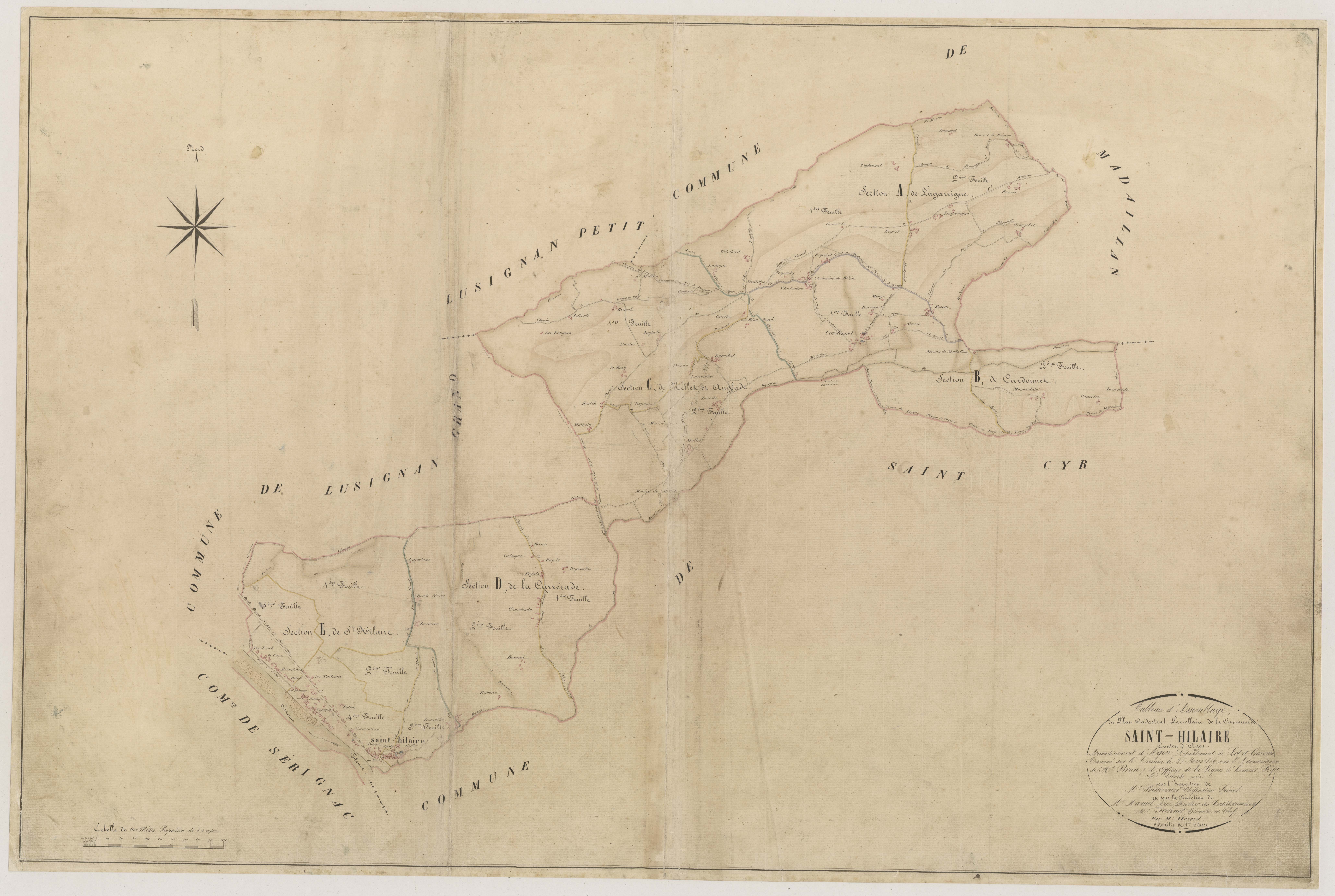 Plan napoléonien-TA, Saint-Hilaire-de-Lusignan