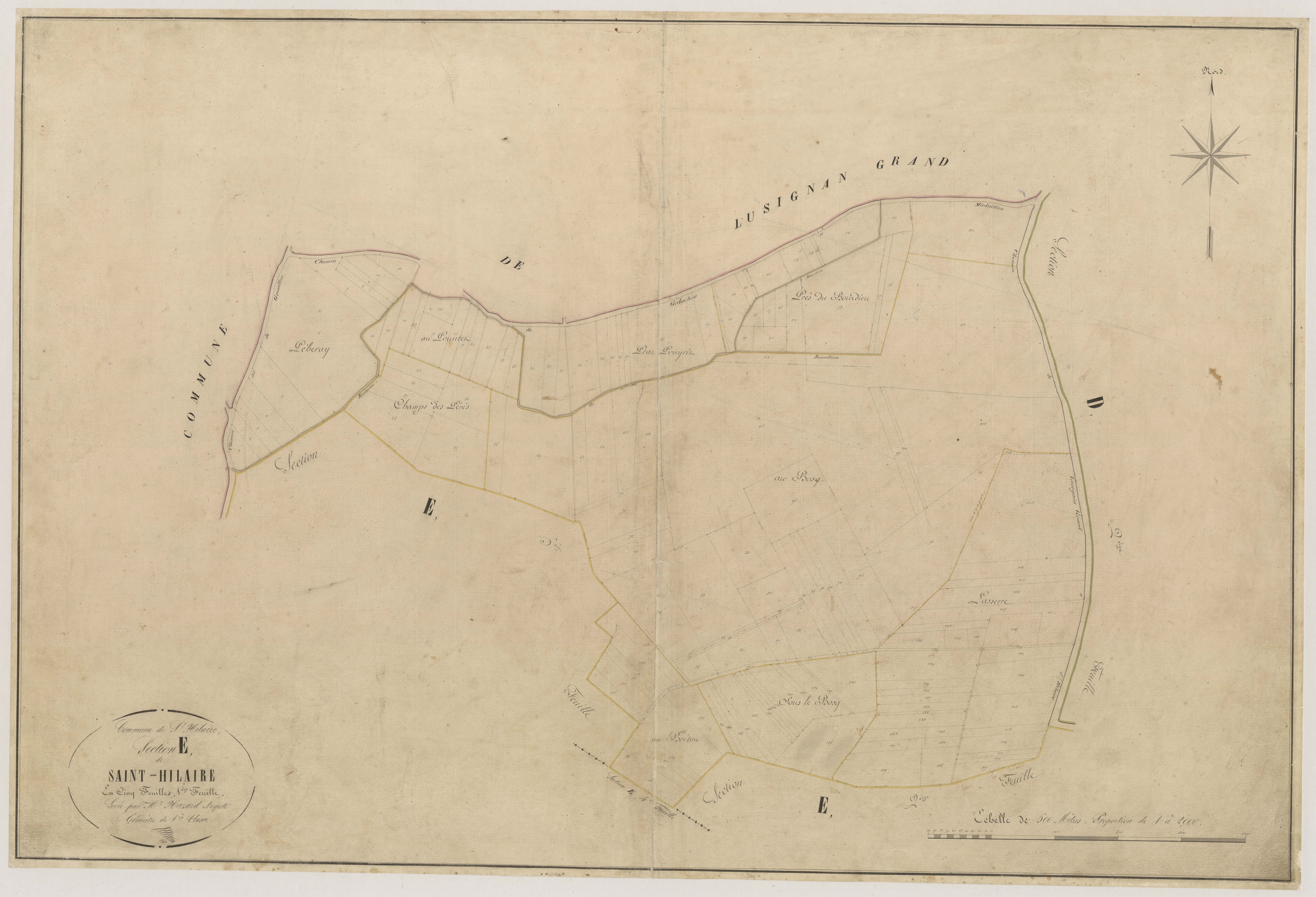 Plan napoléonien-E1 Saint-Hilaire, Saint-Hilaire-de-Lusignan