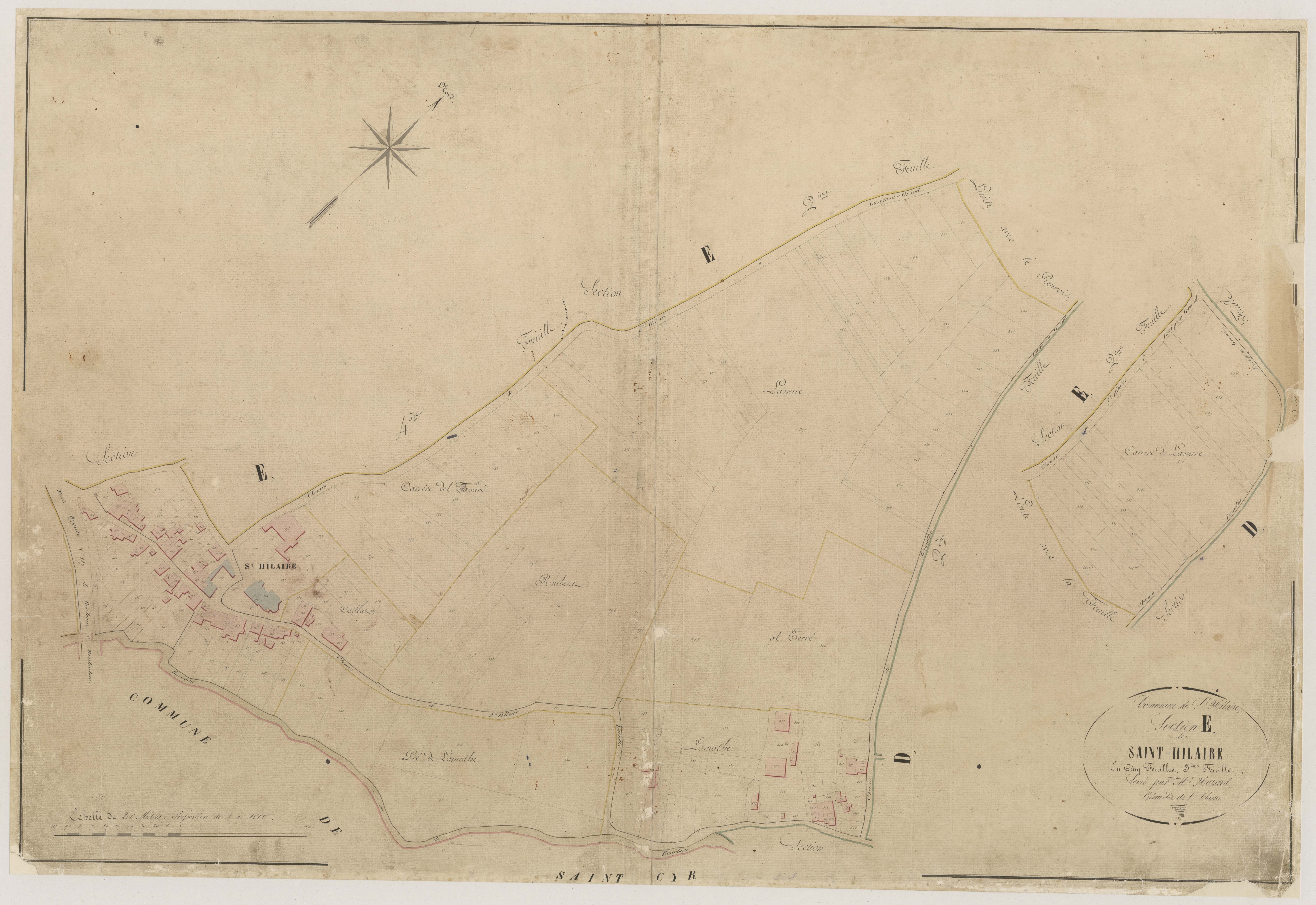 Plan napoléonien-E3 Saint-Hilaire, Saint-Hilaire-de-Lusignan