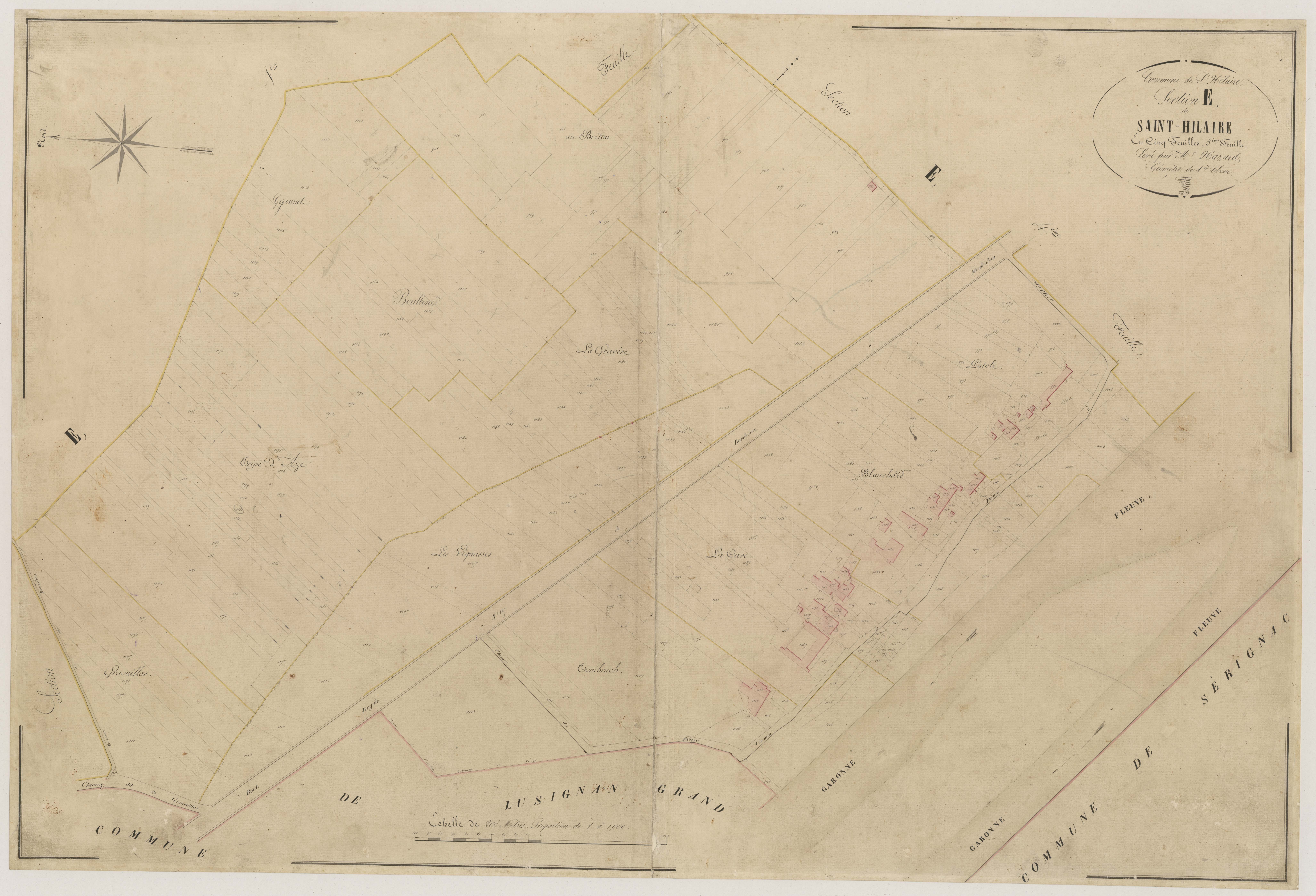 Plan napoléonien-E5 Saint-Hilaire, Saint-Hilaire-de-Lusignan