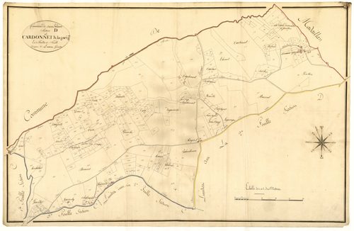 Plan primitif, atlas-D1 Carbonnet et La Garrigue, Saint-Hilaire-de-Lusignan