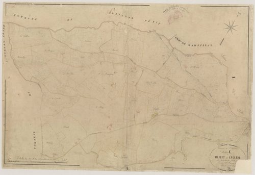 Plan napoléonien-C1 Mellet et Anglade, Saint-Hilaire-de-Lusignan
