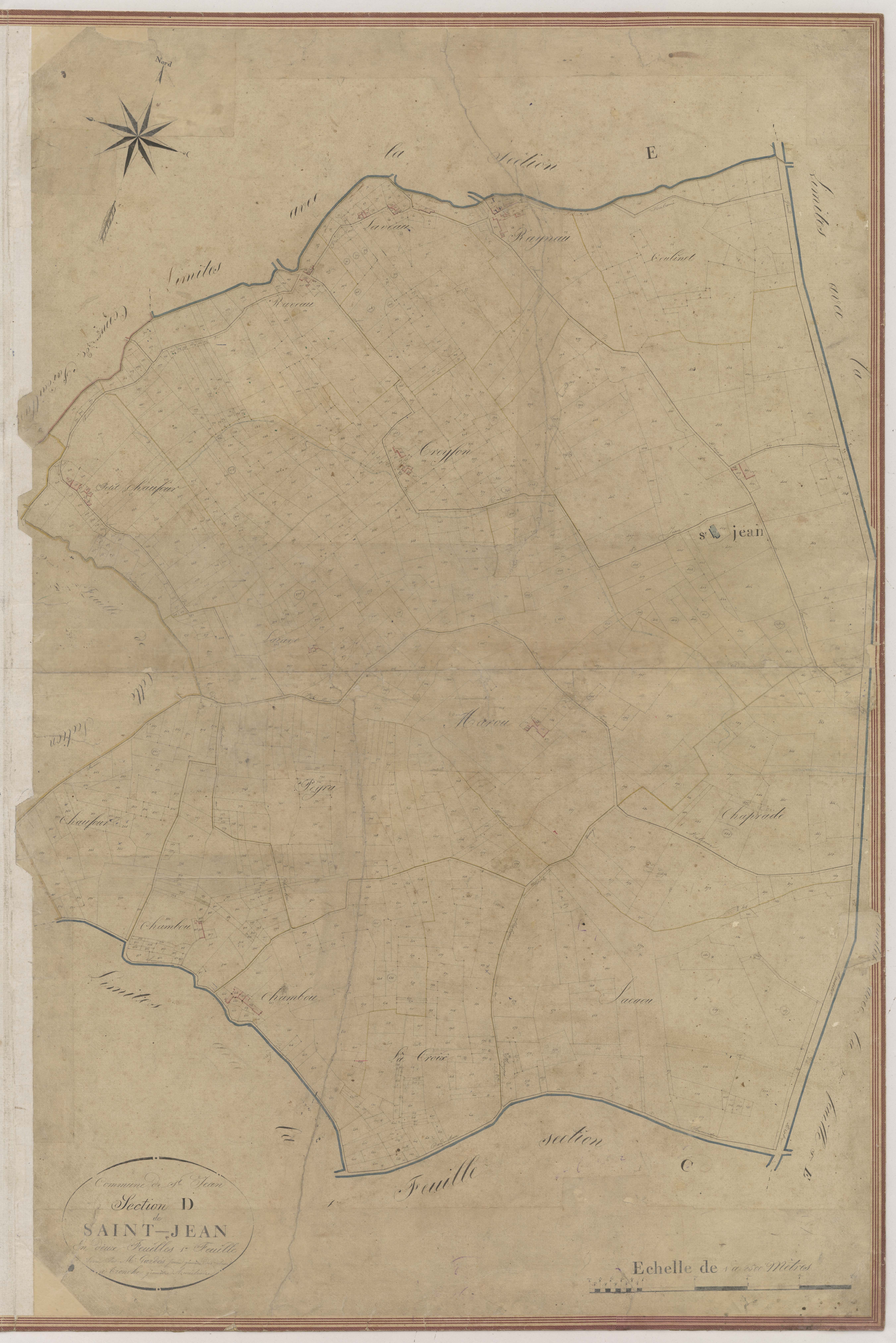 Plan napoléonien-D1 Saint-Jean, Saint-Jean-de-Duras
