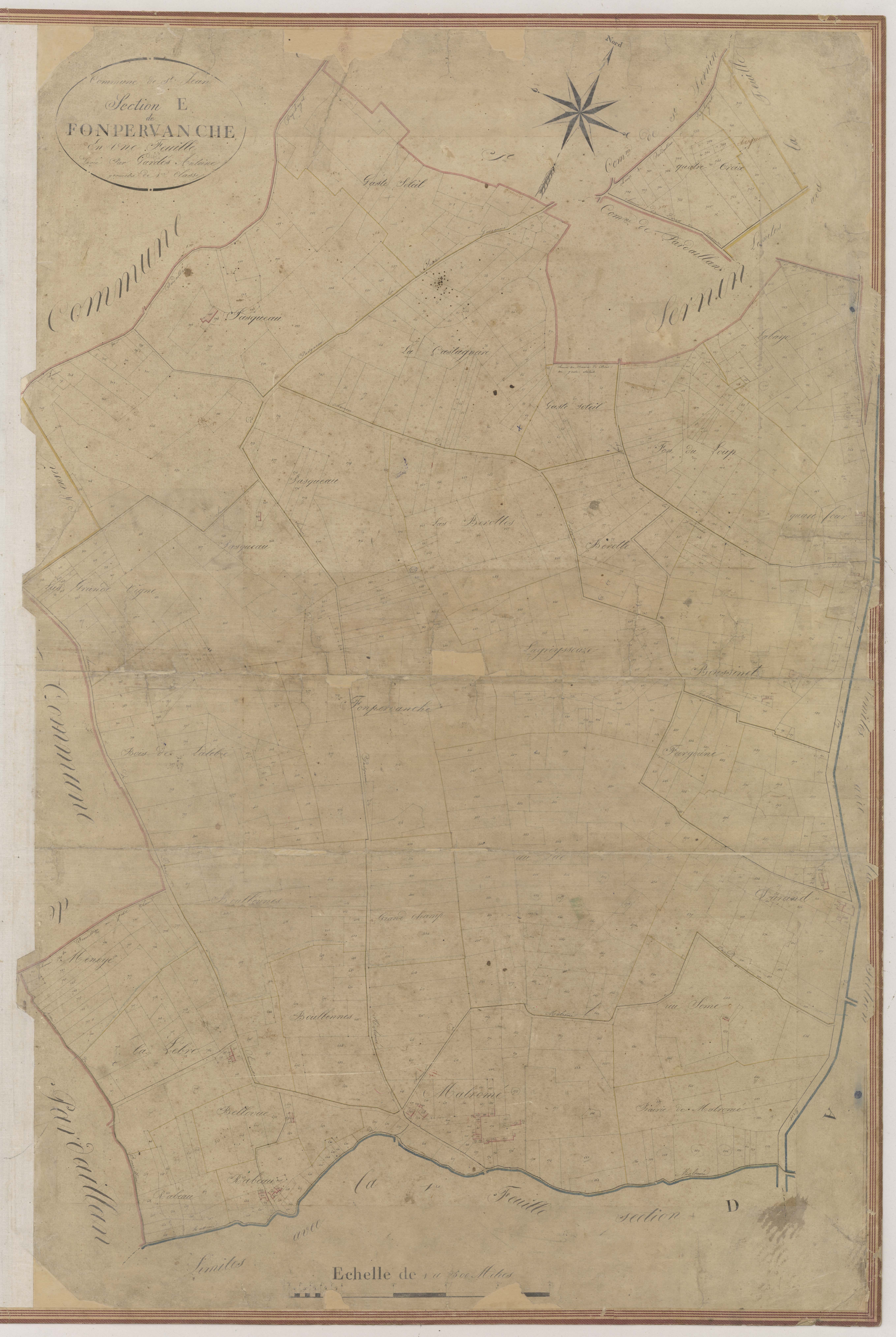 Plan napoléonien-E Fonpervanche, Saint-Jean-de-Duras