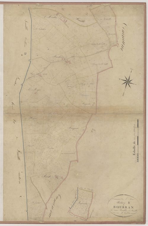 Plan napoléonien-B2 Bourran, Saint-Jean-de-Duras