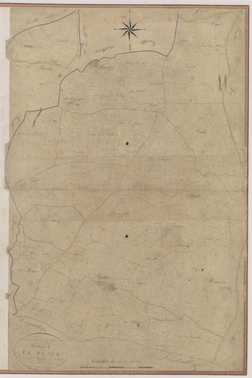 Plan napoléonien-C1 La Place, Saint-Jean-de-Duras