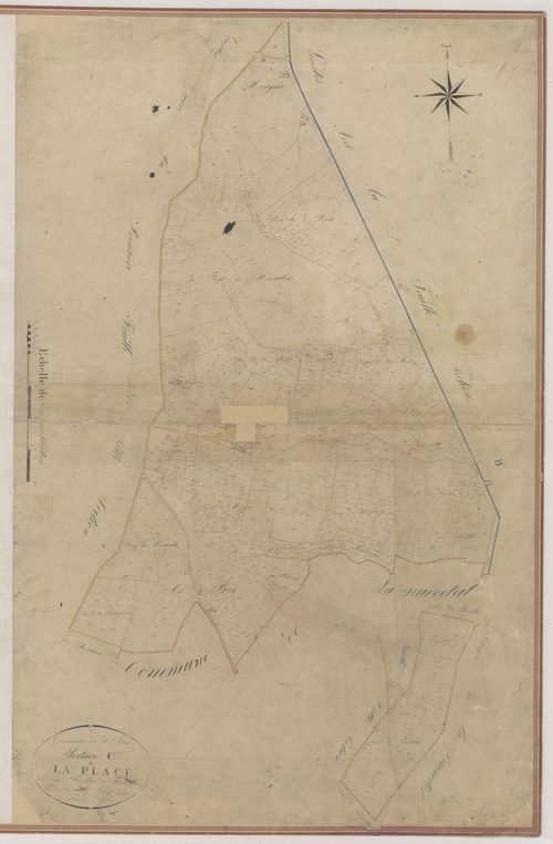 Plan napoléonien-C2 La Place, Saint-Jean-de-Duras