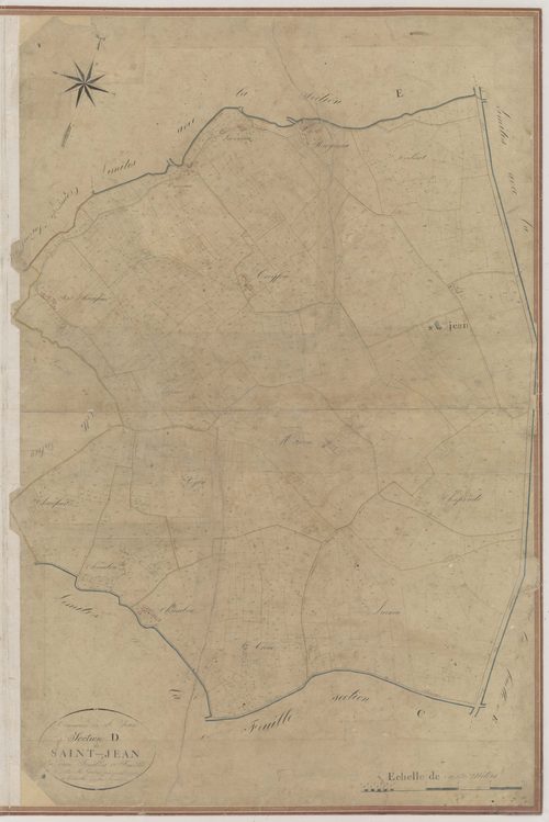 Plan napoléonien-D1 Saint-Jean, Saint-Jean-de-Duras
