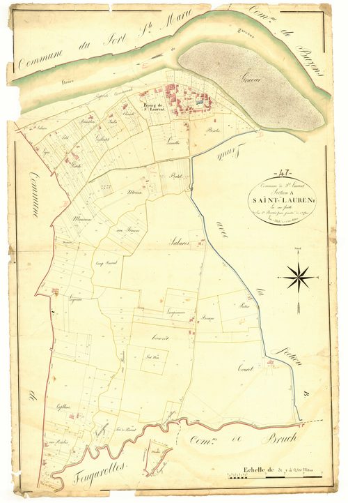 Plan napoléonien, atlas-A Saint-Laurent, Saint-Laurent