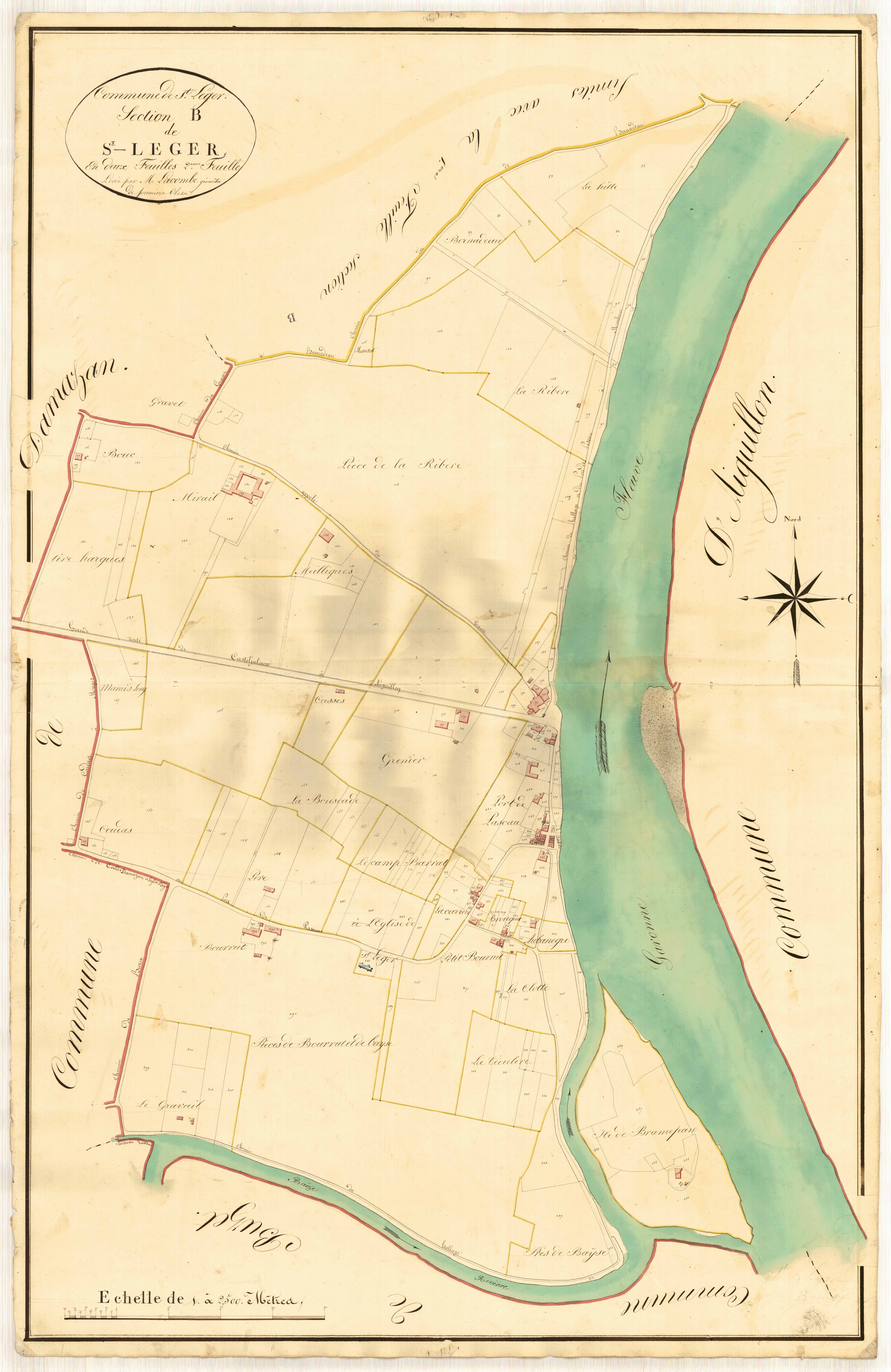 Plan napoléonien, atlas-B2 Saint-Léger, Saint-Léger