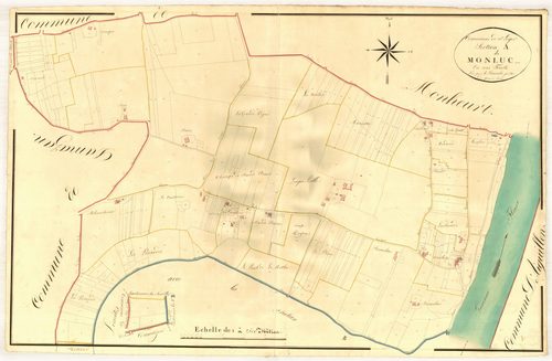Plan napoléonien, atlas-A Monluc, Saint-Léger