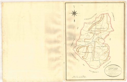 Plan napoléonien, atlas-TA, Saint-Léon