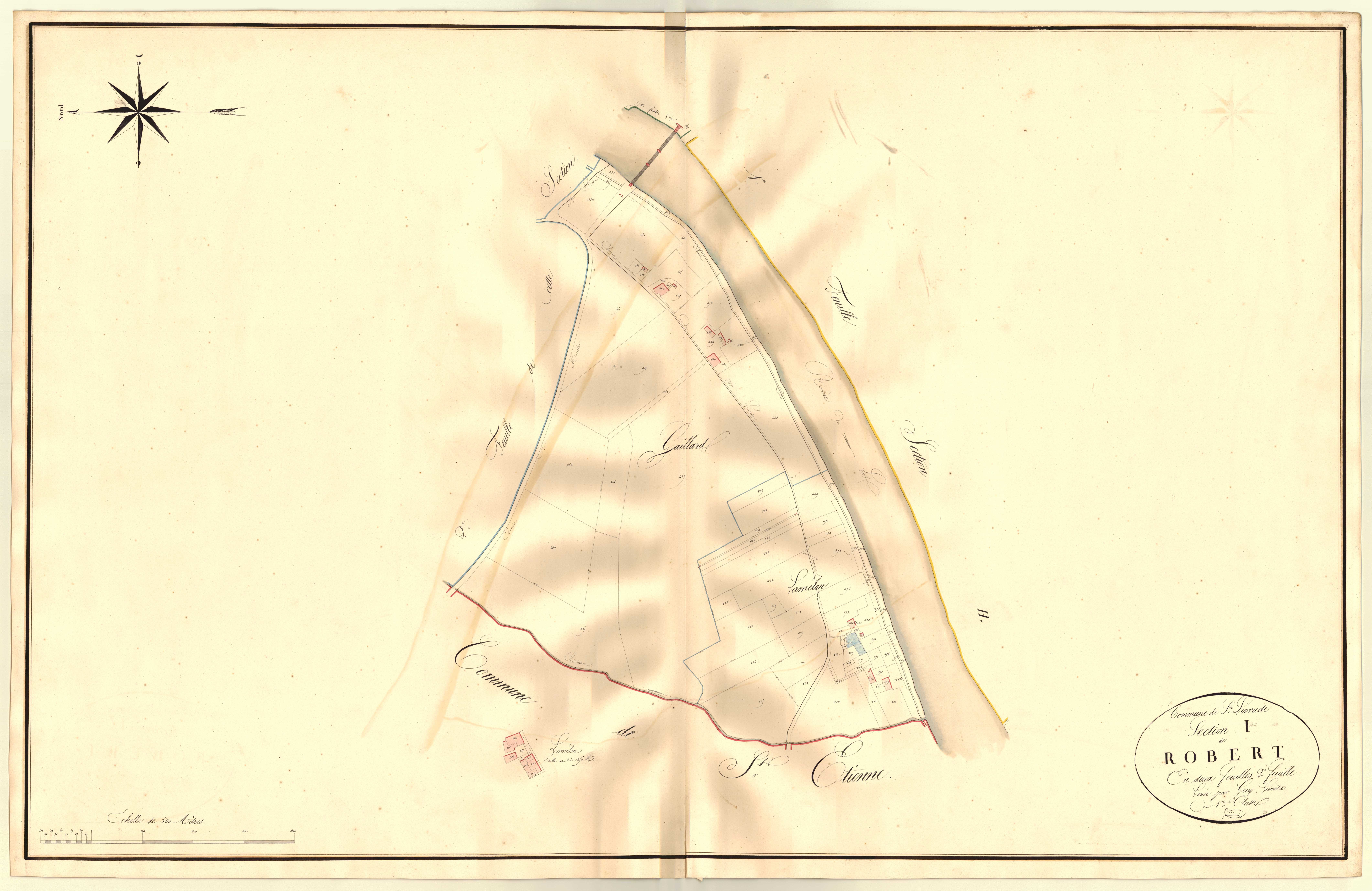 Plan napoléonien, atlas-I2 Robert, Sainte-Livrade-sur-Lot