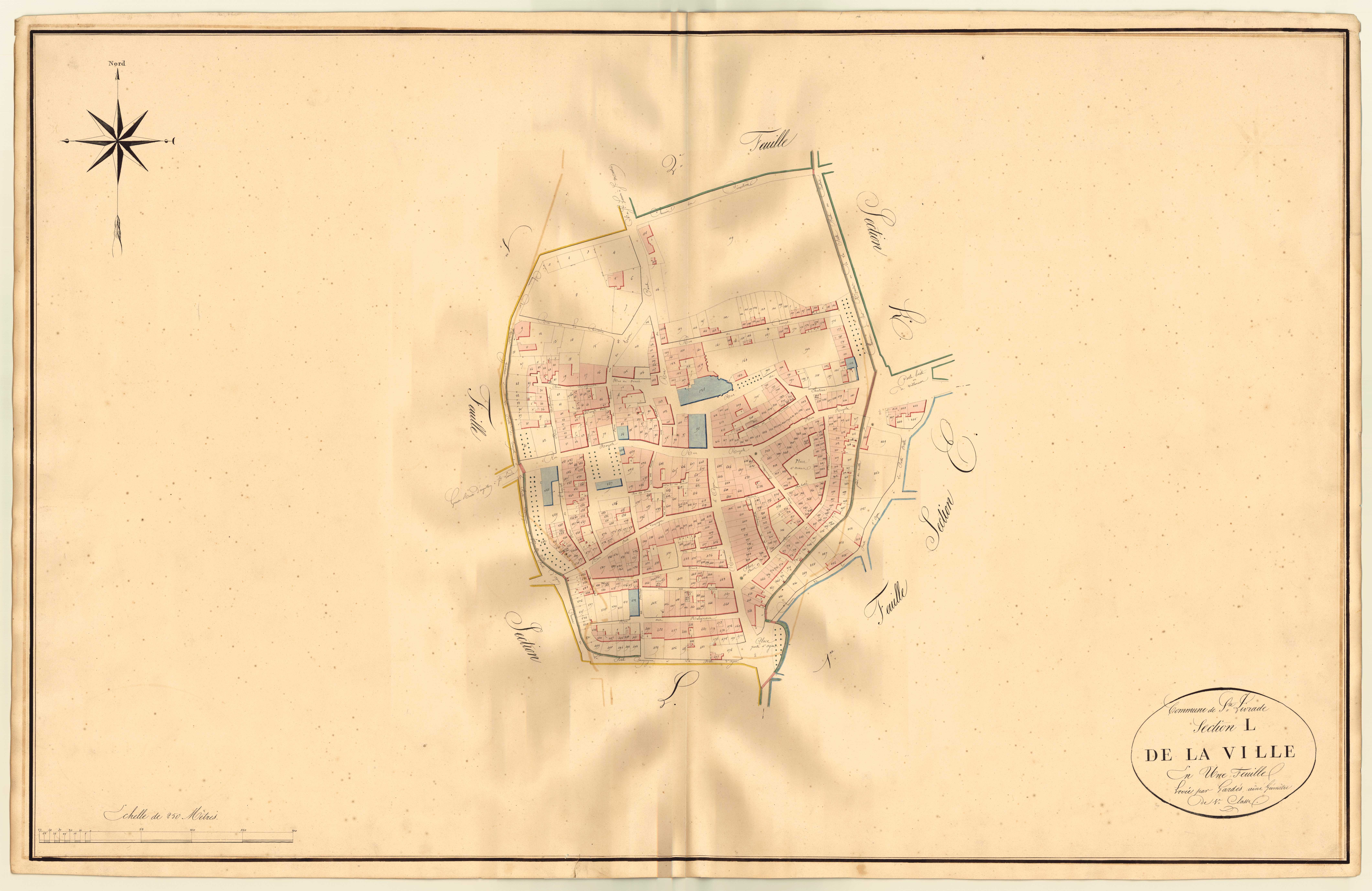 Plan napoléonien, atlas-L La Ville, Sainte-Livrade-sur-Lot