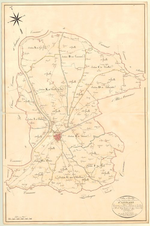 Plan napoléonien, atlas-TA, Sainte-Livrade-sur-Lot