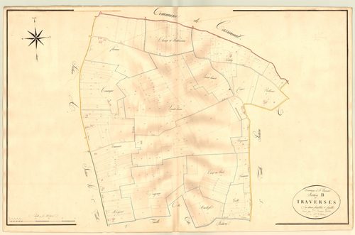 Plan napoléonien, atlas-B1 Les Traverses, Sainte-Livrade-sur-Lot