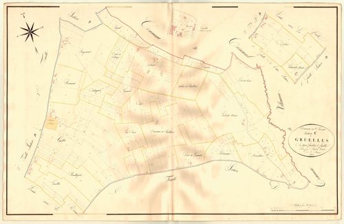 Plan napoléonien, atlas-C1 Gruelles, Sainte-Livrade-sur-Lot