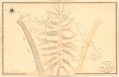 Plan napoléonien, atlas-H1 De Borie, Sainte-Livrade-sur-Lot