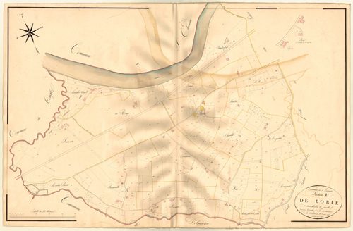 Plan napoléonien, atlas-H2 De Borie, Sainte-Livrade-sur-Lot