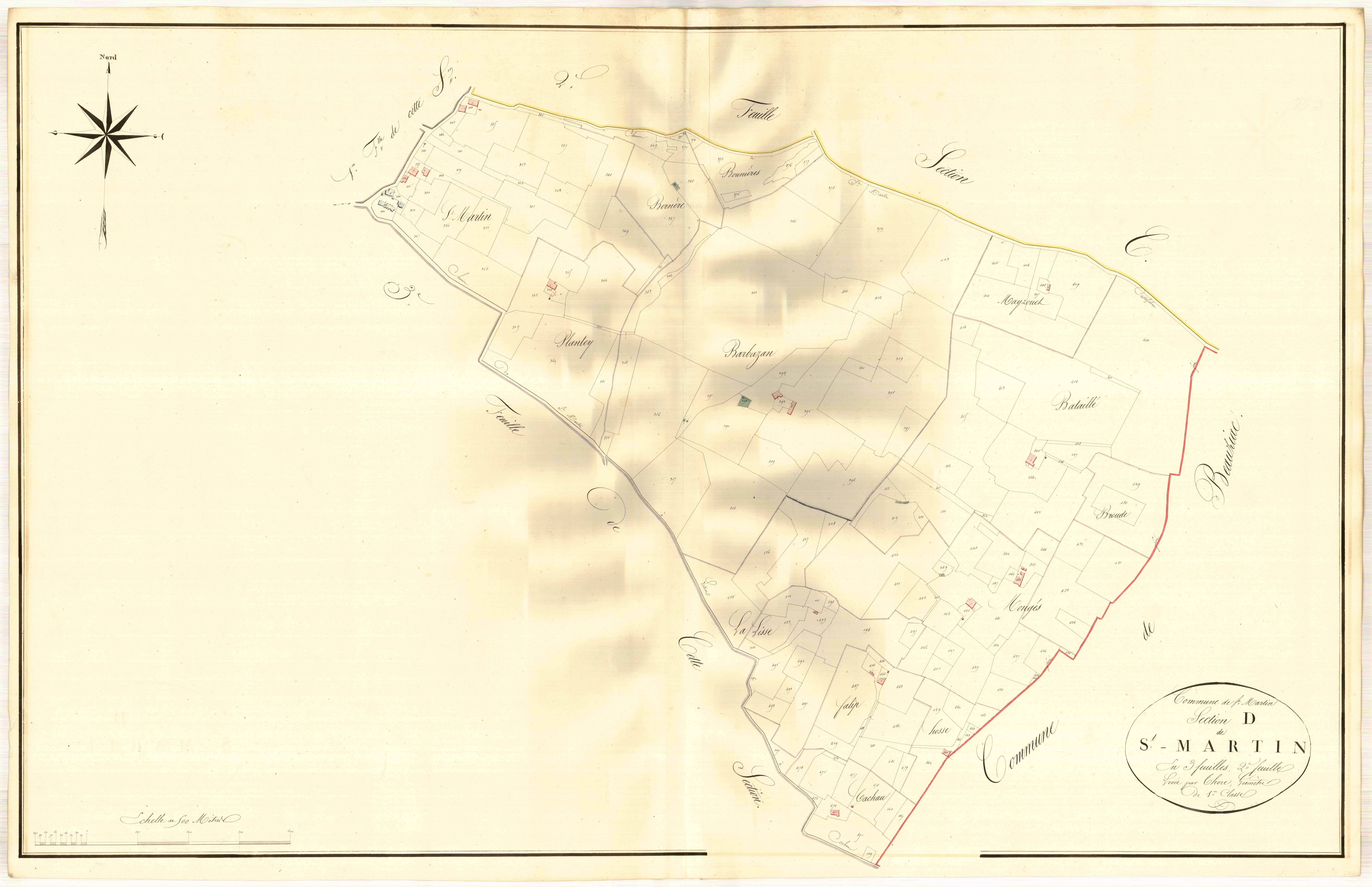 Plan napoléonien, atlas-D2 Saint-Martin, Saint-Martin-Curton