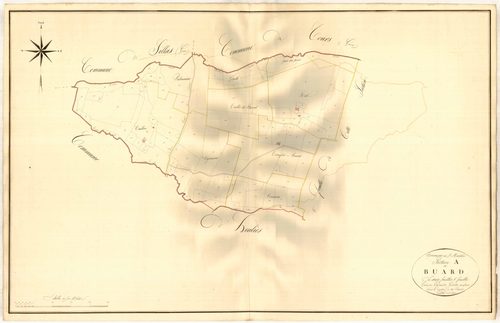 Plan napoléonien, atlas-A1 Buard, Saint-Martin-Curton