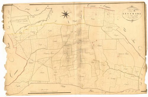 Plan napoléonien, atlas-B Lestrade, Saint-Martin-Curton